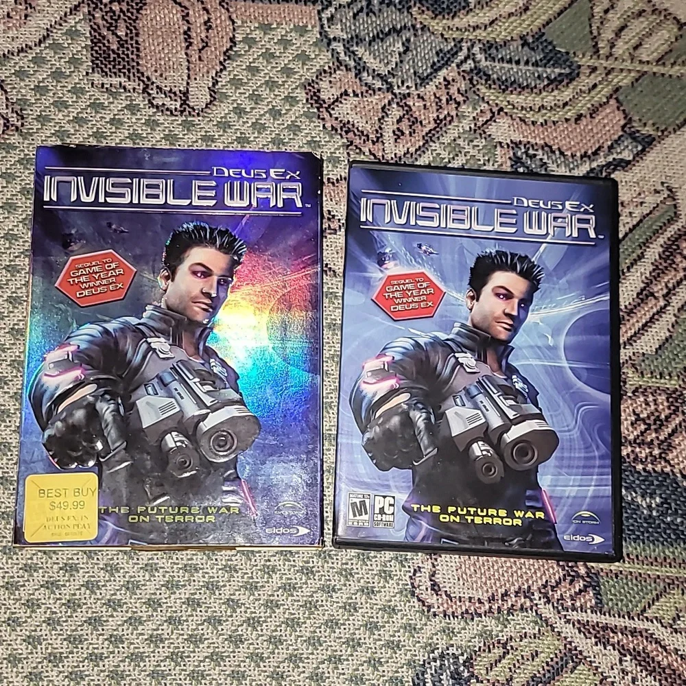 Deusex Invisible War PC CD Rom rated mature Action Play 🔫